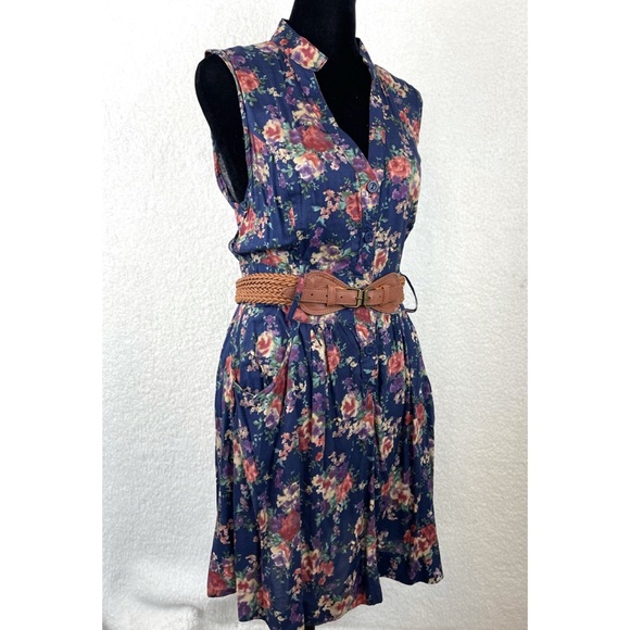 D’CLOSET • Floral Sleeveless Belted Mini Dress - Picture 10 of 14
